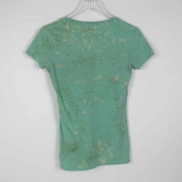 True Religion Green Tye-Dye T-Shirt Size XS - Picture 5 of 7
